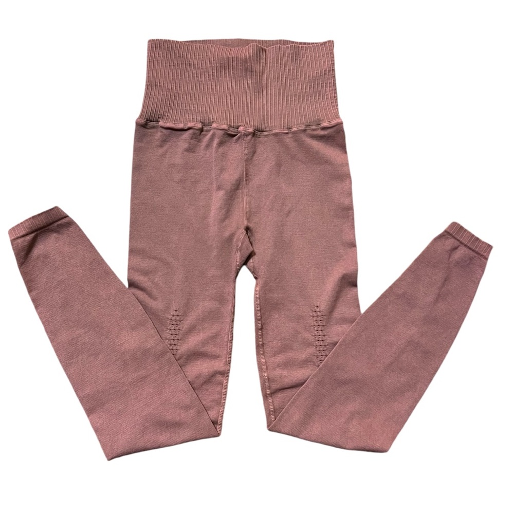 Special Pair! Free People High Rise 7/8 Good Karma Leggings Cappuccino XS/S NWOT